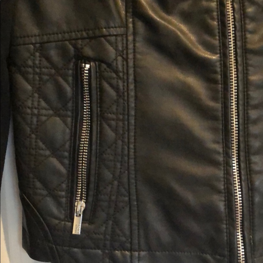 Black Rivet leather jacket - Picture 2 of 7